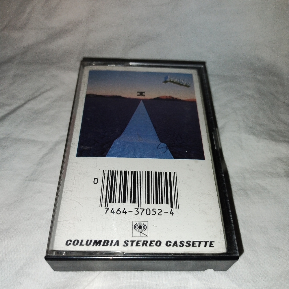 Vintage Judas Priest Point Of Entry Music Cassette Tape 1981 CBS Records